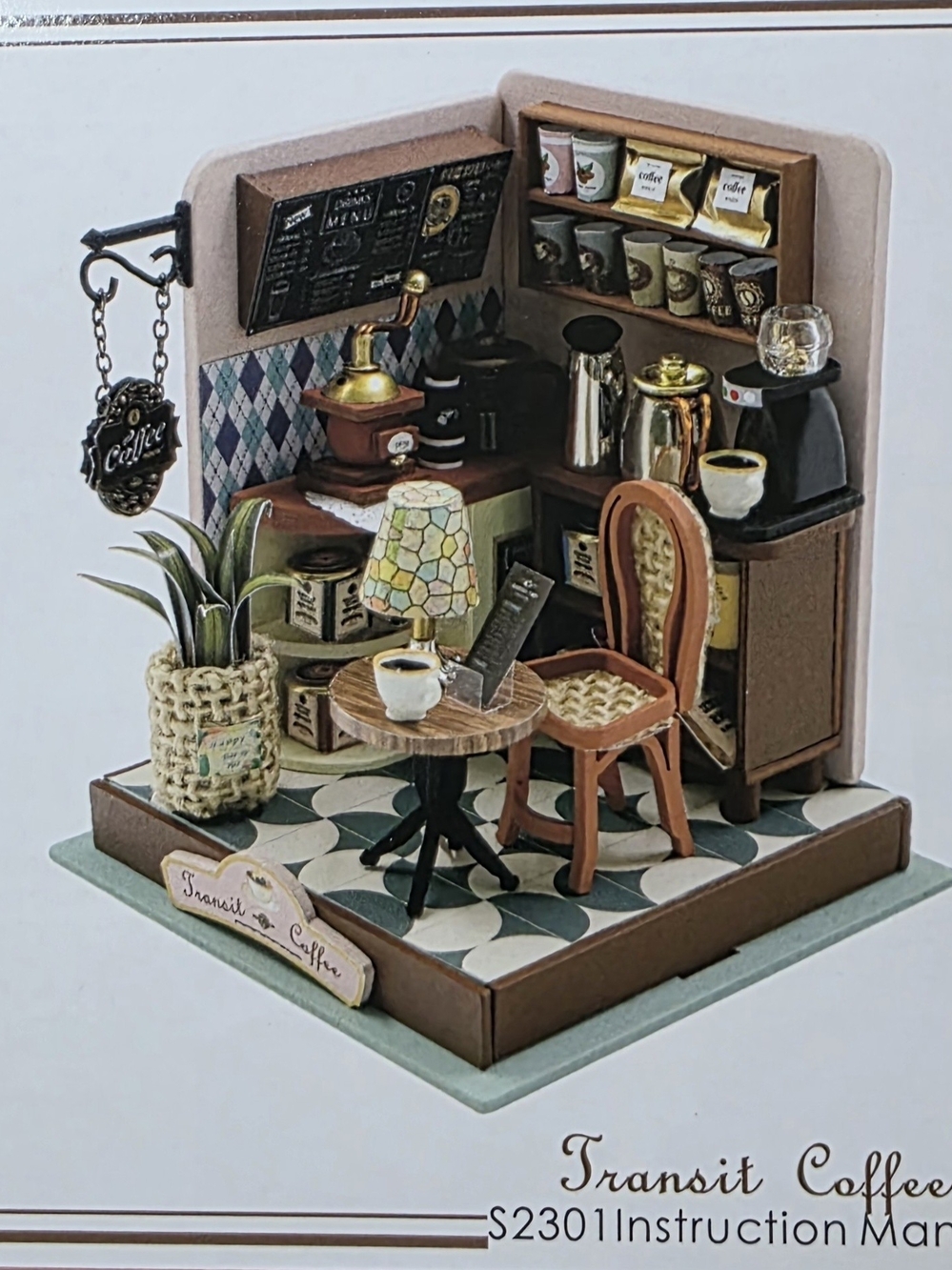 Miniature DIY Kit - Coffee Shop